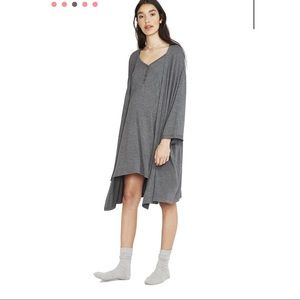 Hatch to hospital bamboo nightgown and robe